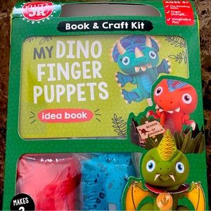 Make your own Dino finger puppets